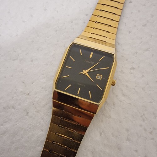 Vintage 1980s accurist gold - vintage,