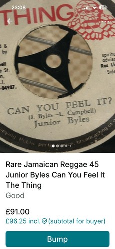 Rare jamaican reggae 45junior - rare,