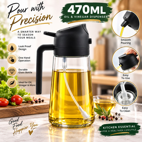 Oil dispenser and sprayer - dispenser,