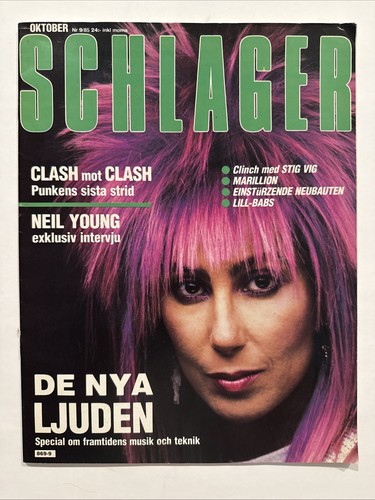 Rare cher schlager magazine - cher,