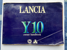 Lancia Y10 owners handbook