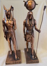 The Leonardo Collection Egyptian Figurines, Anubis Statue & Horus Statue