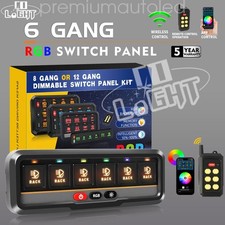 AUXBEAM 6 Gang RGB Slim Switch