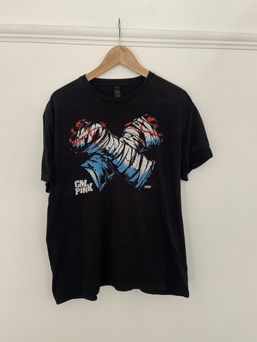 Aew punk official shirt l - cm,