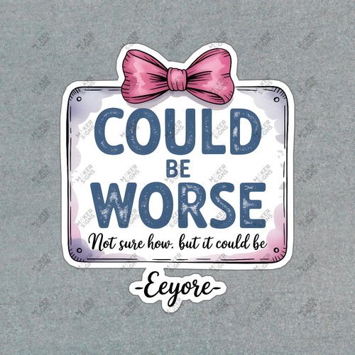 Whimsical eeyore sign - whimsical,