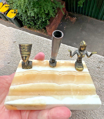 Vintage souvenir marble base - vintage,