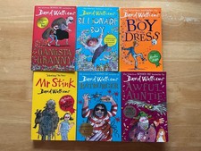 David Walliams X6 Book Bundle Paperback Children's Books Gangsta Granny Plus
