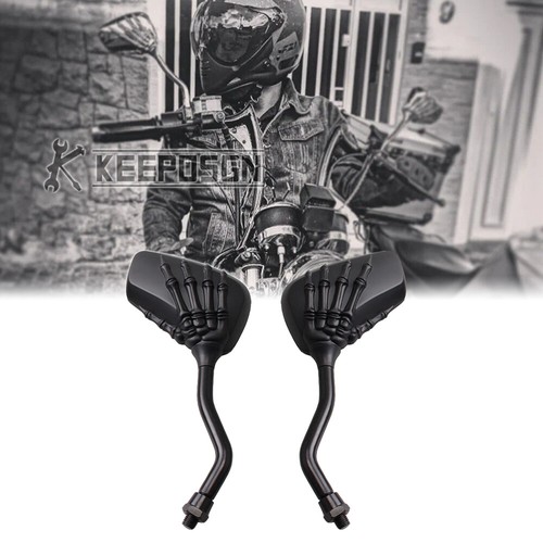Pair side mirrors skull - pair,