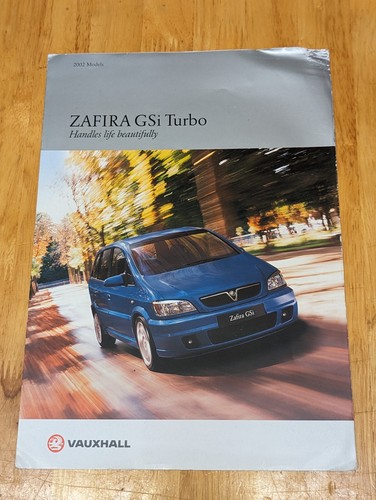 2001 vauxhall zafira gsi - 2001, turbo