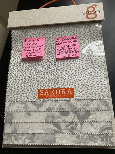 Studio sakura fabric sample - sakura,