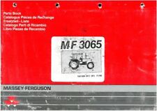 Massey Ferguson Tractor MF3065 Parts Manual - MF 3065