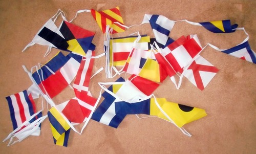 Nautical bunting feet 40 - nautical, 42