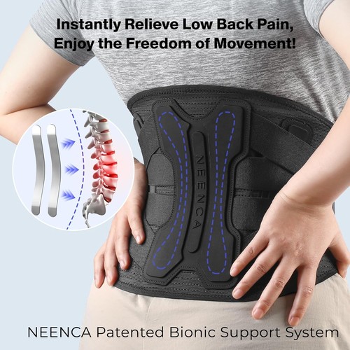 Neenca lower back support belt - back,