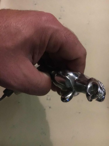 Jaguar leaper hood ornament