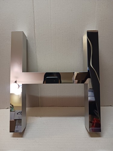Giant metal letter - giant, aluminum