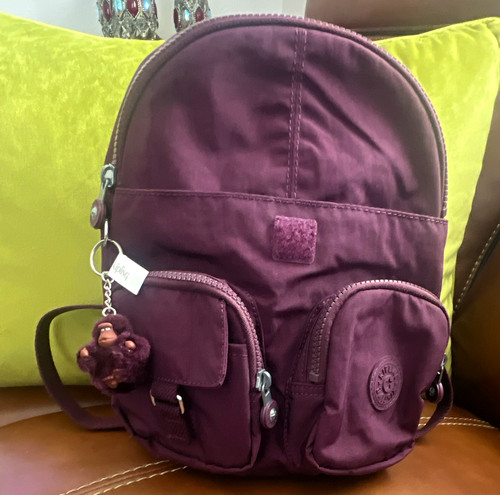 Kipling purple medium - purple, backpack