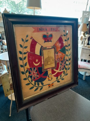 Antique embroidered military - antique,