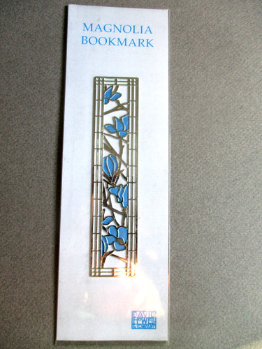 Metal bookmark magnolia louis - bookmark,