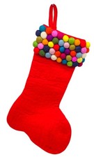 Handcrafted Red Felted Wool