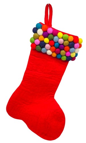 Handcrafted red felted wool - handcrafted,