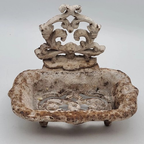 Vtg rustic cast iron victorian - iron,