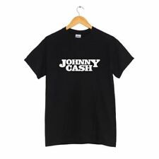 Johnny Cash T-shirt Ring of Fire Walk the Line Rock Guitar Clothing