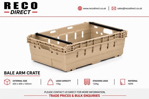 20 x USED 60x40x16cm BALE ARM