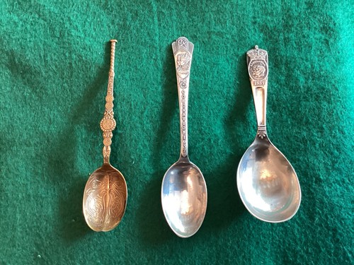 1937 coronation spoons - coronation, x