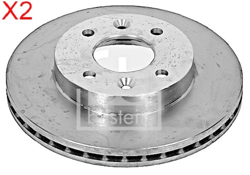 Front brake disc - front, x2