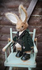 Ooak artist bear mohair - bear.,