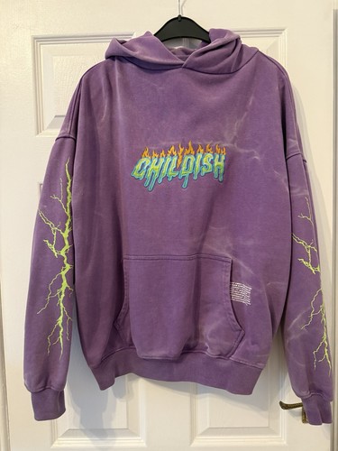 Childish hoodie purple green - hoodie,