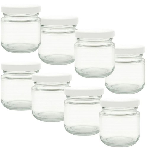 100ml glass spice jars - spice, with