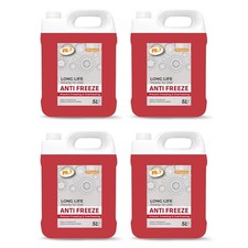 Filo Red Antifreeze Coolant for Car 4x5L - Engine Coolant for Summer & Winter