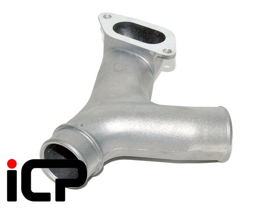 Intercooler alloy pipe - rh,