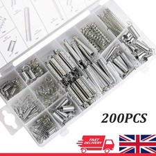 200 Set new Assorted Coil Spring Small Metal Steel Expansion Compressed Springs