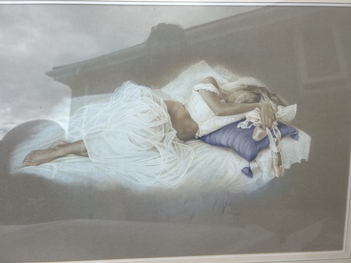 Framed artist signed copy - artist,