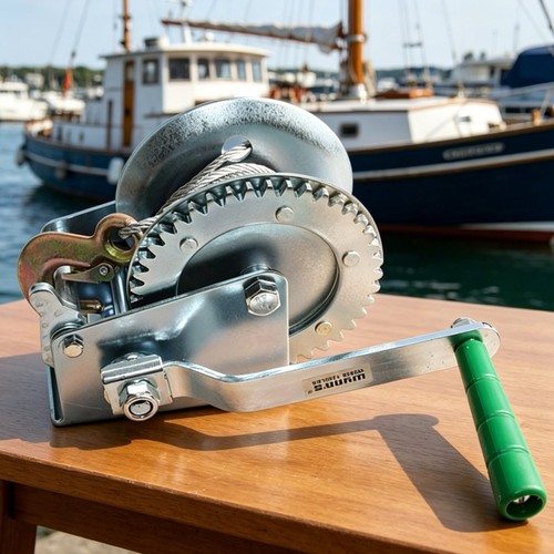 Hand crank winch portable - hand,
