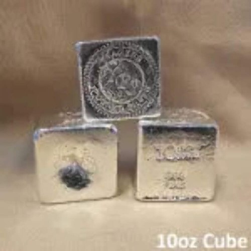 Cube 999 fine silver - 10, oz