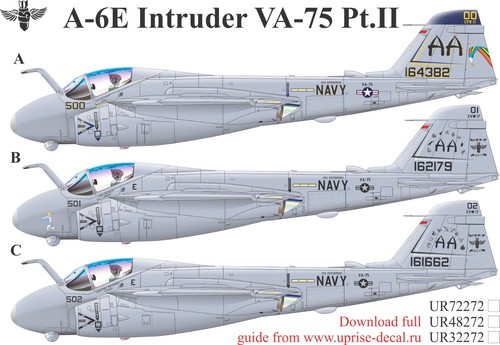 Decal grumman 6a e - 1:72,
