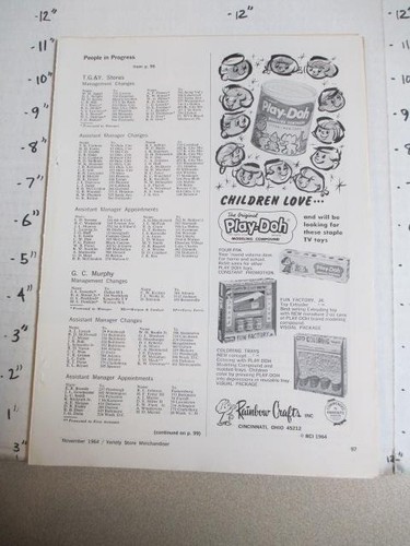 Trade magazine 1964 rainbow - magazine, ad