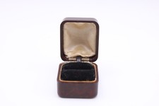 Art Deco brown Bakelite ring