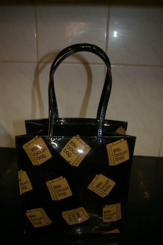 Bloomingdales little brown - brown, bag
