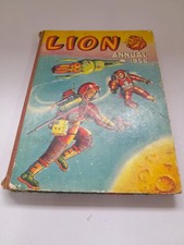 LION ANNUAL 1956 Original Vintage Sci Fi Space Hardback Covers  