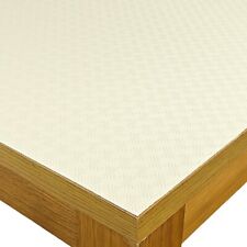 CUT TO SIZE Cream Felt Backed Table Protector Heat Resistant All Sizes Bespoke