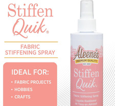 Aleene's Stiffen-Quick Fabric Stiffening Spray, 8 oz, Transparent