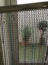 Aluminium Chain Door Curtain Commercial Grade Fly Screen Medium Weight Metal
