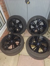 honda civic 17" alloy wheels OEM with tyres 235/45/17"BLACK