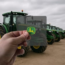 Tractor Inspired Crox Charm