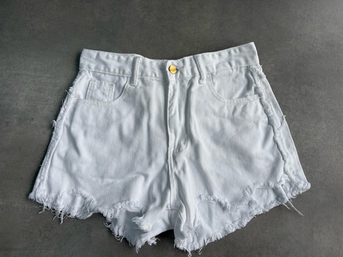 Ladies cropped white denim - cropped,