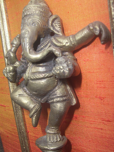 Hindu ganesha ritual - ganesha, spoon